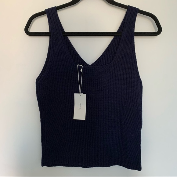 Vince Textured Rib Knit Tank size M NWT - Picture 4 of 5